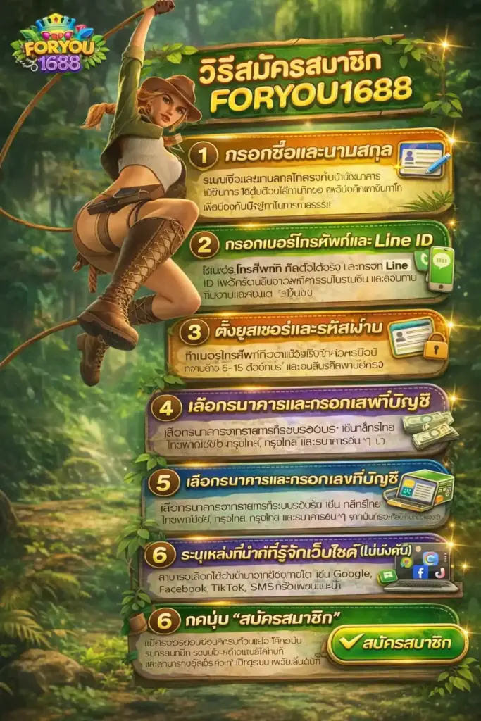 วิธีสมัครสมาชิก-foryou1688