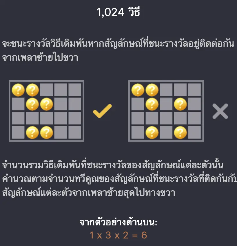 ระบบ 1,024 วิธีชนะของ Mahjong Ways